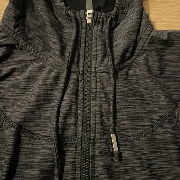 Dark Grey Prana Zip Up Hoodie Size Small - Picture 3 of 4